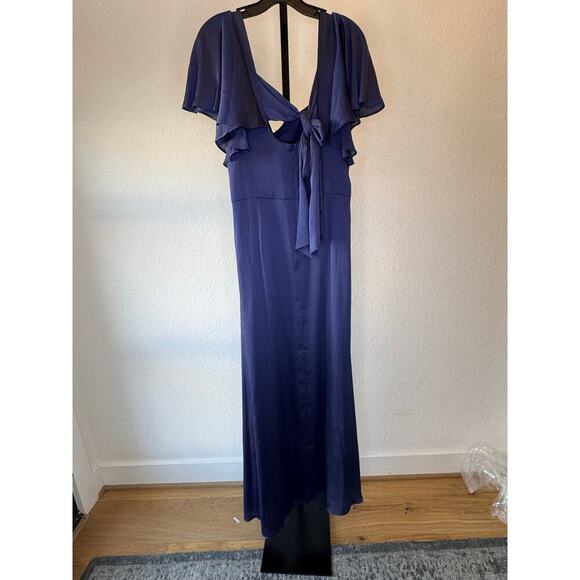 Sachin & Babi | Aurora Satin A-Line Gown - Picture 6 of 8